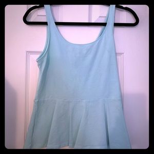 Express peplum tank
